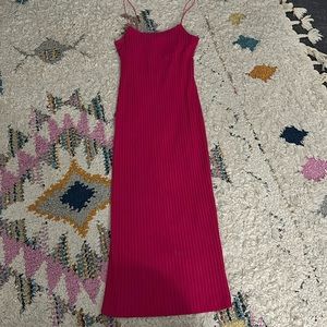 size small zara pink mid length dress